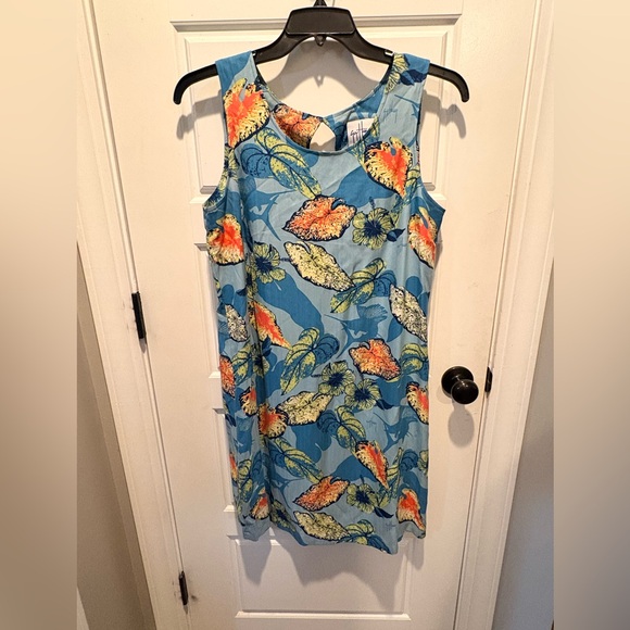 Guy Harvey Dresses & Skirts - Guy Harvey by AFTCO BLUEWATER Blue Floral Dress